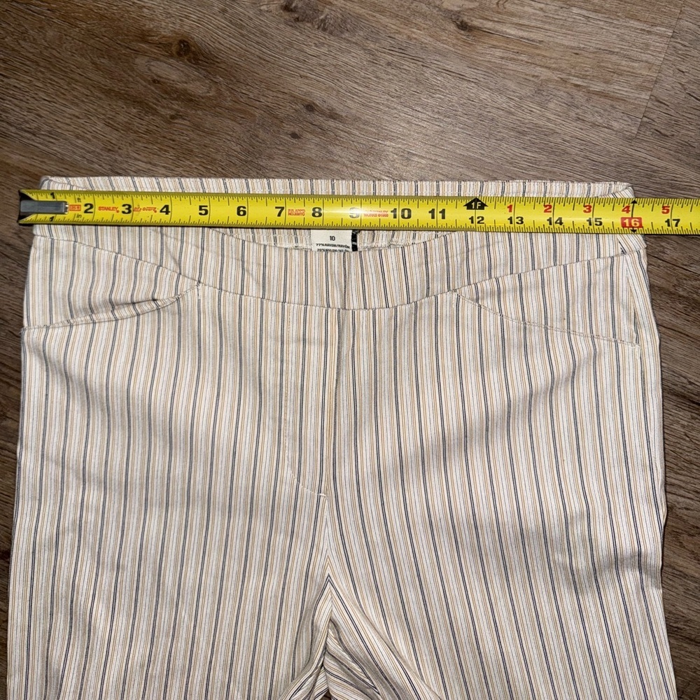 Zac & Rachel • Striped Stretch Pull On Ankle Pants - Picture 4 of 9